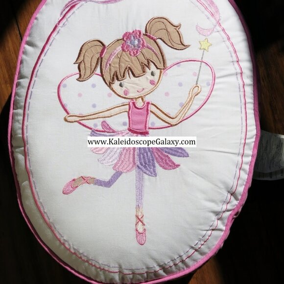 8 Piece Ballerina Fairies Full/Queen Quilt, Full Sized Sheets ~ Throw Pillow NEW - Picture 11 of 12